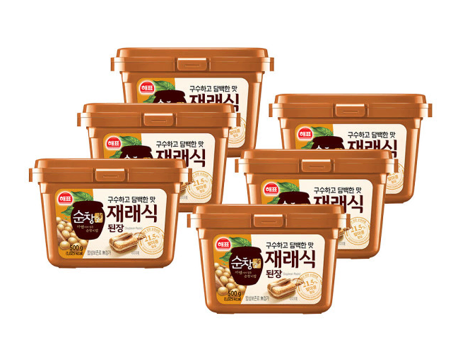 무료배송-순창궁 재래식 된장 500g 6개